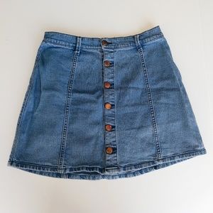 Adorable Denim Circle Skater skirt